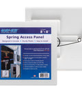 No Sweat Spring Fit Access Panel Covers Dreamy 8x8 Inch Drywall Cuts For Fast Wall And Ceiling Fix Ups Featuring Rock Solid Plastic Design