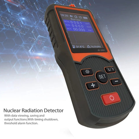 Handheld Nuclear Radiation And Electromagnetic Detector With Large Digital Display For Onsite Construction