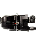 Left Front Hydraulic Bike Brake And Lever Kit With 850mm Hose Aluminum Alloy Caliper Resin Pads Pre Bled Three Finger