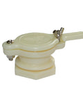 Side view of one Honey Gate Tap Valve from Four Pack Honey Gate Tap Valves For Beekeeping Food Grade Plastic Honey Extractor Spigots For Beehive Systems Easy Fit And Leak Free With Tighten Screws Durable Beekeeping Tool Kit For Enthusiasts.