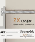 Top Shelf Swivel Towel Bar For Kitchen And Bathroom, 9 Inch Wall Mounted Black Stainless Steel Holder with longer screws.