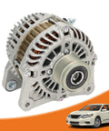 Heavy Duty 12V 110A Alternator For Nissan Altima 2.5L L4 2013 2014 2015 2016 2017 2018 Beefed Up Drop In Replacement Fit 23100 3TA1B 23100