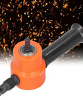 Double Head Nibbler For Sheet Metal With ABS Dual Cutter Heads Boss Grade Metal Cutter Tool against sparks background