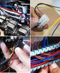All In One 1520Pcs Electrical Crimp Connectors Kit With Insulated Wire Terminals Including Ring Fork Butt Spade Female And Male Terminals In Three Color Coded Sizes For Easy Wiring Projects Great For Automotive Marine And Home Shop used in automotive and wiring projects