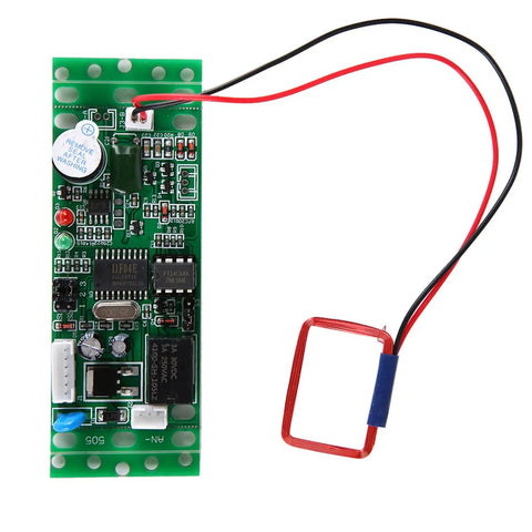 Killer Rfid Reader Module At 125 Khz With 9 12 Volt Supply For Embedded Access Control Boards with circuit board and antenna setup.