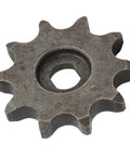 10 Tooth Sprocket Lightweight Carbon Steel Gear for Ordinary Chains 12.5mm Pitch 7mm Thick Easy To Install Motor Pinion Gear