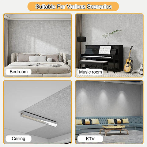 Effortless Peel And Stick Wallpaper With Thick Insulated XPE Foam Backing For Instant Room Glow Up And Waterproof Self Adhesive Wall Covering for bedroom and music room.