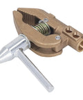 Practical 800 Amp Grounding Brass Welding Clamp With Durable Rubber Sleeve For Heavy Duty Metal Fabrication Jobs And Easy Installation On Various Surfaces Right Now.