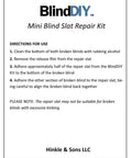 Easy DIY Slick Fix For Cracked Horizontal Blinds Clear Mini Slat Repair Kit With String Holes And Solid Tabs Restores Window Coverings Instantly budget-friendly instructions on using the mini blind slat repair kit.