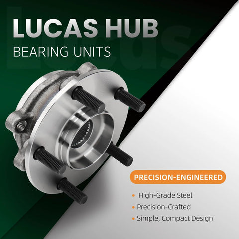 Front Wheel Hub Bearing Assembly For Mazda 6 2014 To 2018 And Mazda CX 5 2013 To 2018 With 2.0L And 2.5L Engines Premium Replacement