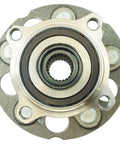 Rear Wheel Bearing And Hub Assembly Set For Honda CR V AWD 2012 Through 2016 And Acura RDX AWD 2013 Through 2015 Two Piece Kit Driver Side And Passenger Side Premium Replacement For Easy DIY Friendly Install - top view of bearing