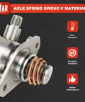 Close-up of EP1028 High Pressure Fuel Pump Plug And Play Replacement For GM 2.4L Cars showcasing SWOSC-V axle spring material