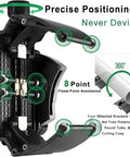 Professional Grade Heavy Duty Electric Pipe Cutter With Automatic Tube Cutting Machine showing precise positioning feature and 8 point fixed assistance.