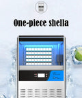 Portable Countertop Nugget Ice Maker For Home Kitchen Self Cleaning Ultra Quiet Delivers Chewable Ice Fast For Cocktails Whiskey And Soda Zero Fuss Weekend Bashes with illuminated ice tray.
