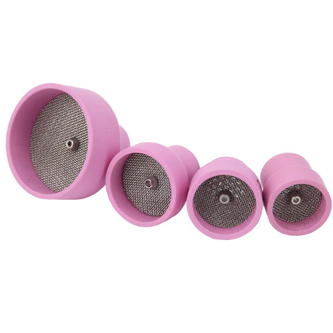 Glass Welding Cup Set With Gas Lenses For Ceramic And Alumina Welding Pro Grade High Temp Glass Cups For Torch Gas Lens Kit For Aluminum