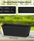 Three Tier Vertical Garden Planter With Six Boxes, 31 Inch Tall Raised Garden Bed detachable box with drainage