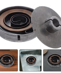 Universal Drill Press Return Spring Kit For Precise Drilling, Steel Quill Spring With Reliable Tension And Shock Absorption, Replacement Coil For Bench Drills And Industrial Drill Presses, DIYers And Pros, coiled metal spring in round housing