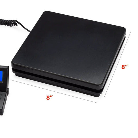 Digital Postal Shipping Scale That Crushes It 110 Lb 50 Kg To 0.1 Oz 2 G Precision With Hold Function Wall Mount Display AC Adapter