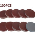 Top 100 Piece 3 Inch Sandpaper Discs With Super Grippy Backing Pads For Metal Wood And Plastic Polishing Grit Range From 80 To 3000