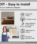 DIY installation guide for Premium Paper Backed Vinyl Wall Covering With Gleam Beige Texture Heavyweight Textured Wallpaper Roll