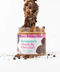 Death By Chocolate Peanut Butter Totally Loaded With Crushed Double Chocolate Cookies Mini Peanut Butter Cups And Mini Chocolate Chips In A Small Batch Hand Whipped Gluten Free Breannes Blend in jar with lid off and mix overflowing