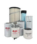 Maintenance Filter Kit For Case 580SN WT Backhoe with air, oil, spin-on fuel, fuel water separator, hydraulic, transmission filters