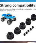 Power Packed 48DP Pinion Gear Set For 1 To 10 RC Cars Five Hardened Steel Gears 20T 22T 24T 26T 28T With 5mm Holes And M4 Screws