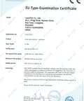 EU Type-Examination Certificate for Heavy Duty Erb Laser Safety Glasses Built Different For 2940nm Erbium Yag Clinical Work.