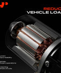 Close-up view of a Front Windshield Wiper Motor For Chevy Spark 2013 Through 2016 Plug And Play Straight Swap No Fuss Heavy Duty Replacement Without Washer Pump Oem Style.