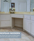 Round Ringed Cabinet Pulls 1.2 Inch Diameter Silver Finish 30 Pieces with Screws on white cabinetry in cozy bathroom setting.