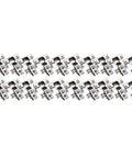 Twenty Piece Soft Close Satin Nickel Cabinet Door Hinge Set For Full Overlay Cabinets Concealed 110 Degree Opening Durable Stainless Steel Hardware Kit With 20 Hinges arranged in rows.