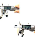 Caliper measuring GX16 4 Pin Double Female Aviation Cordset For Marine And DIY Projects, 20AWG PVC, 1 Meter Length connectors.