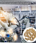Robotic arm in workshop with Grease Fitting Assortment Kit With Straight And Angled Nozzles for automotive lubrication