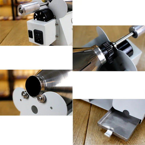 Crank Up Your Home Brewing Setup With This Solid Coffee Roaster Machine featuring the stainless steel drum and precise heat dials.