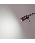 Saturn II 36W LED Torchiere Floor Lamp With Reading Light's close-up of adjustable reading light head