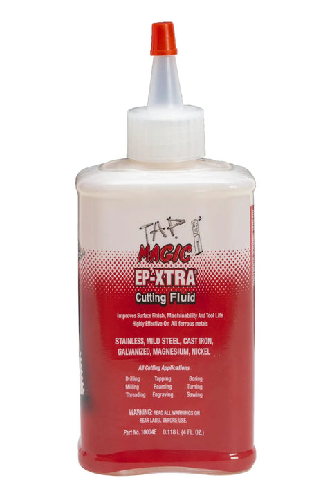 Tap Magic Industrial Pro Cutting Fluid For Tapping And Threading Drilling And Reaming Non Spray Metalworking Fluid For Ferrous And Non Ferrous Metals 4 Oz Bottle