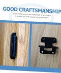Detailed view of self closing cabinet hinges showcasing good craftsmanship and design for kitchen and wardrobe use.