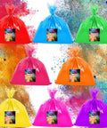 Bulk Holi Color Powder 40 Pound Kit In 8 Pack 5 Pound Each For Color Runs Smoke Powder Chalk Gender Reveal Fun Run Color Wars