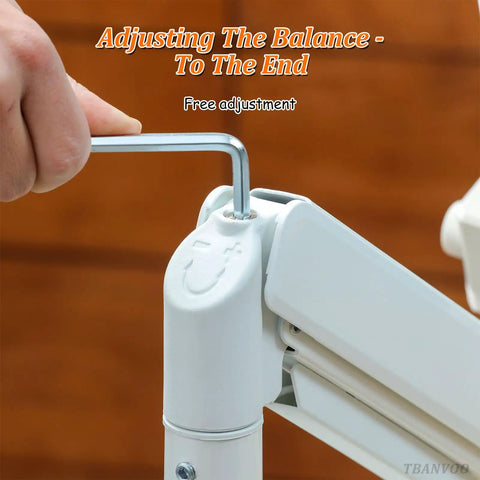 Adjusting arm of Pro Grade 60W Nail Dust Collector With Serious Suction For Salon And Home Use Industrial Vacuum Fan