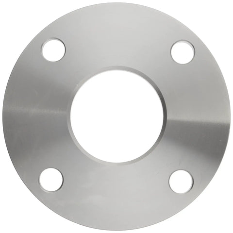304 Stainless Sanitary Slip On Flange Fitting With Bolt Holes Unpolished Finish 4 Inch Tube OD Front View