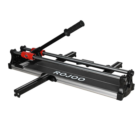Beefy 24 Inch Manual Tile Cutter Featuring Slick Double Rail Guide System And Wide Aluminum Base Heavy Duty Hand Tool For Cutting Ceramic And Porcelain Floors Fast