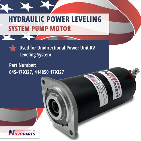 Hydraulic Power Leveling System Kit Heavy Duty For RV Pump Motor With Manual Drive 179327 414850 045 179327 Includes Sealed Collar Coupling 286722 And Hydraulic Solenoid 161394 684 1211 212