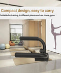 Heavy Duty T Bar Row Barbell Handle For Home Gym High Strength Iron Attachment in fitness room setting