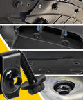 50 Piece Body Fastener Kit With 25 Bolts And 25 U Nut Clips For Fender Engine Cover Splash Shield Bumper Radiator Hood
