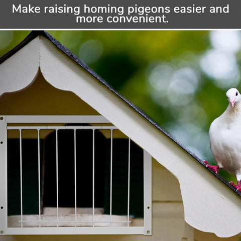 Two Pigeon Cage Doors One Way Entrance Iron For Racing And Breeding on birdhouse with pigeon