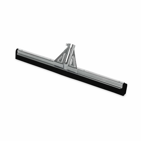 Heavy Duty 22-Inch Moss Rubber Floor Squeegee For Wet Or Dry Spills, Commercial Grade Floor Scrubber with dual rubber blade