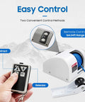 Get Your 25 LBS Electric Anchor Winch With Wireless Remote For Boats In Saltwater! Durable control remote and winch setup.