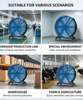 Portable Evaporative Air Cooler And Energy Saving Water Swamp Fan Lightweight Mobile Cart Design For Home Or Backyard in workshop environments.