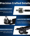 Precision crafted details of Front Lower Control Arm With Ball Joint For Ford Focus 2006 2007 Built After 12/05/05 Suspension Kit 10 Piece