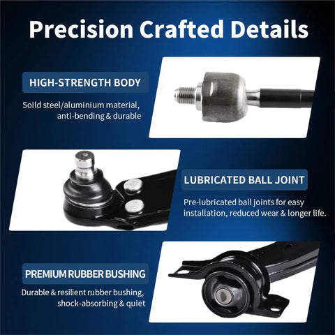 Precision crafted details of Front Lower Control Arm With Ball Joint For Ford Focus 2006 2007 Built After 12/05/05 Suspension Kit 10 Piece